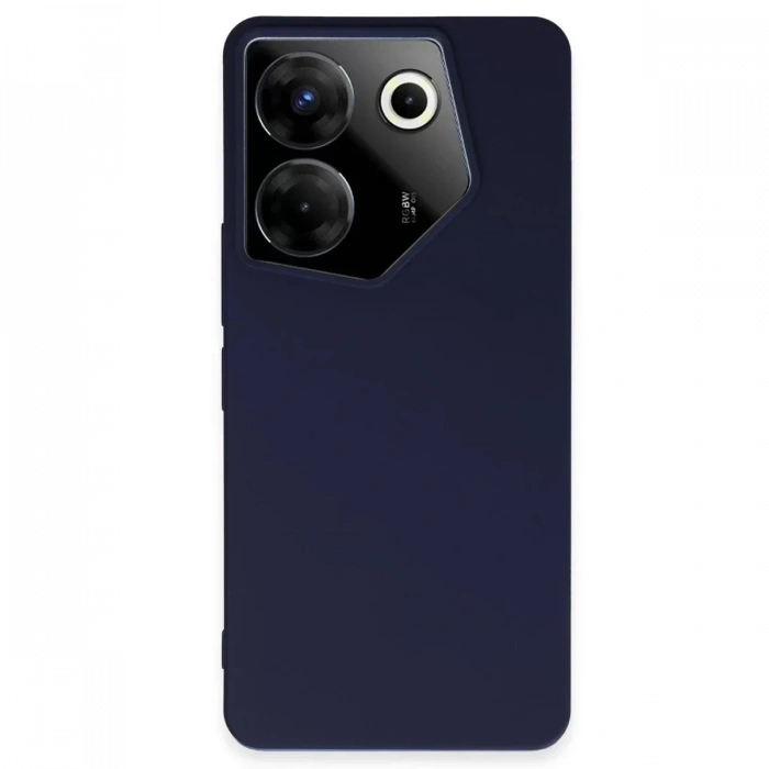 USLUCAN ALIŞVERİŞ Tecno Camon 20 Pro 5G Kılıf First Silikon - Lacivert