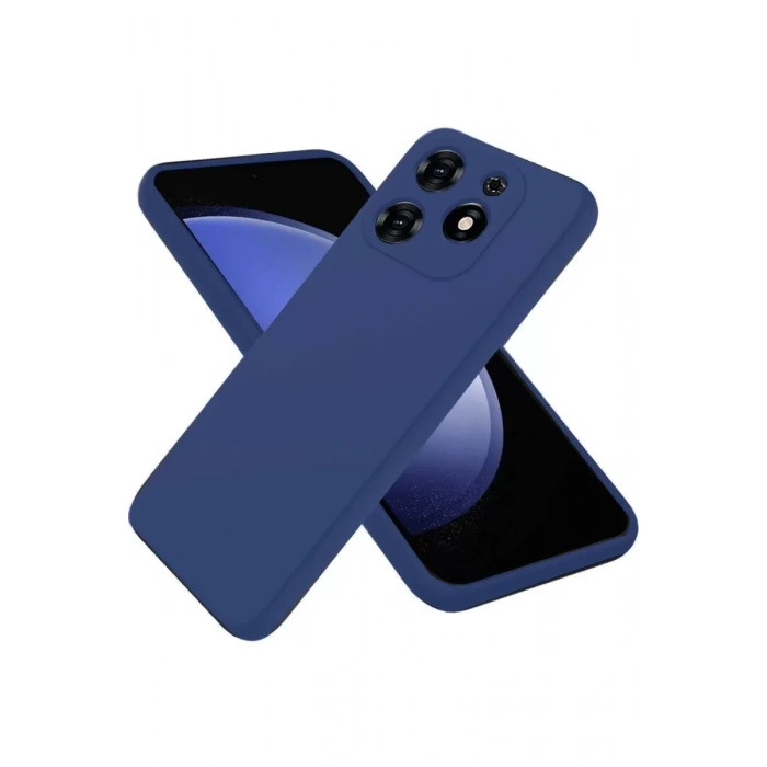 USLUCAN ALIŞVERİŞ Tecno Spark Go 2024 Kılıf First Silikon - Lacivert