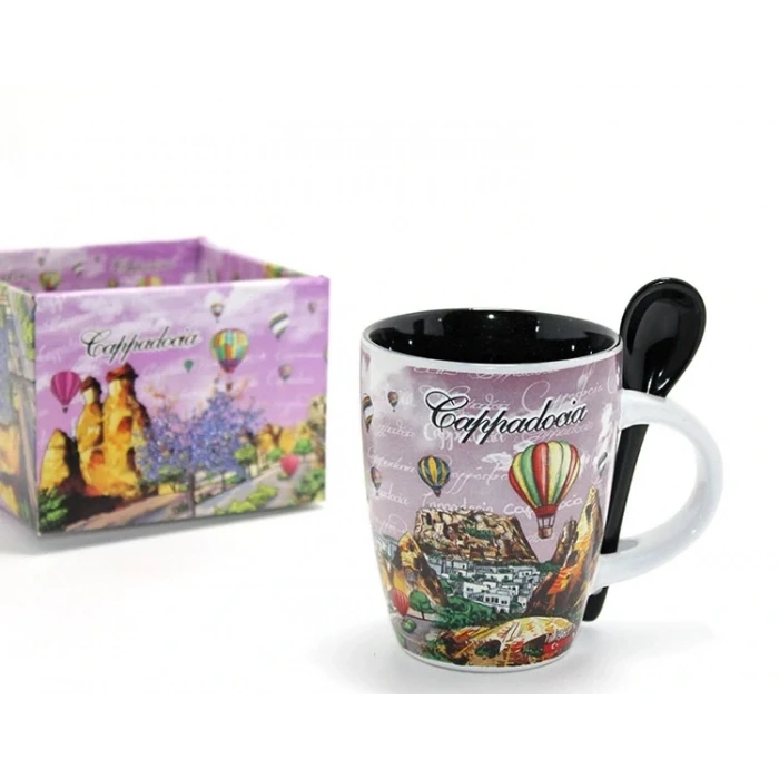 USLUCAN ALIŞVERİŞ Tekli Yöresel Kupa Bardak Model 4