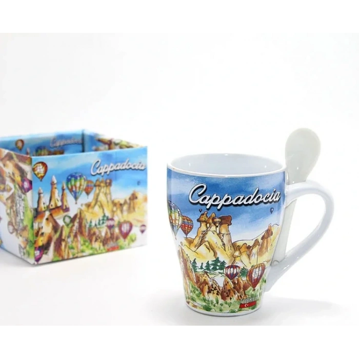 USLUCAN ALIŞVERİŞ Tekli Yöresel Kupa Bardak Model 8