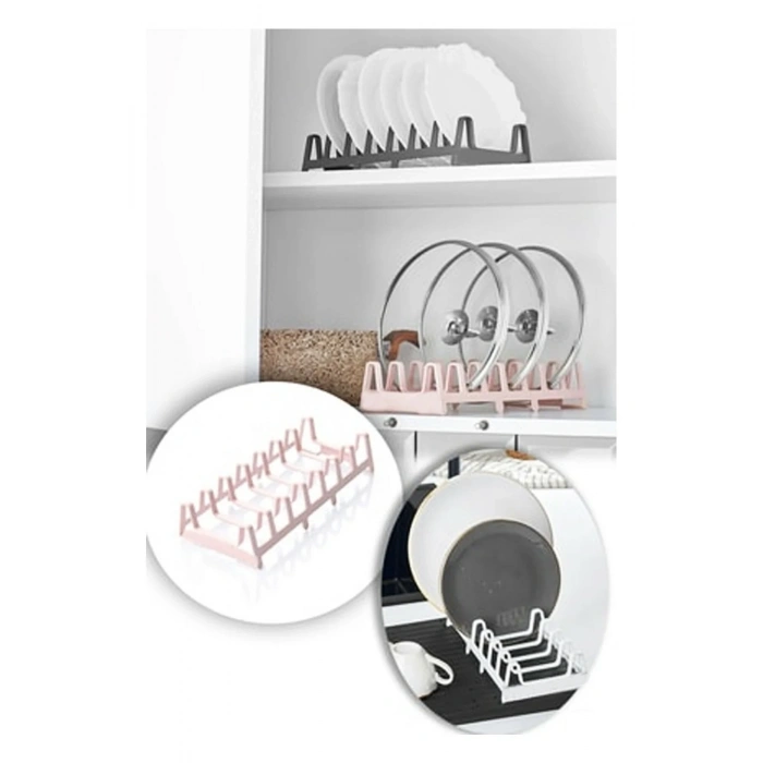USLUCAN ALIŞVERİŞ Tencere Kapağı Organizeri - Pratik Tabaklık