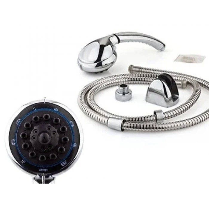 USLUCAN ALIŞVERİŞ Terapi Etkili 8 Fonksiyonlu Duş Başlığı Seti