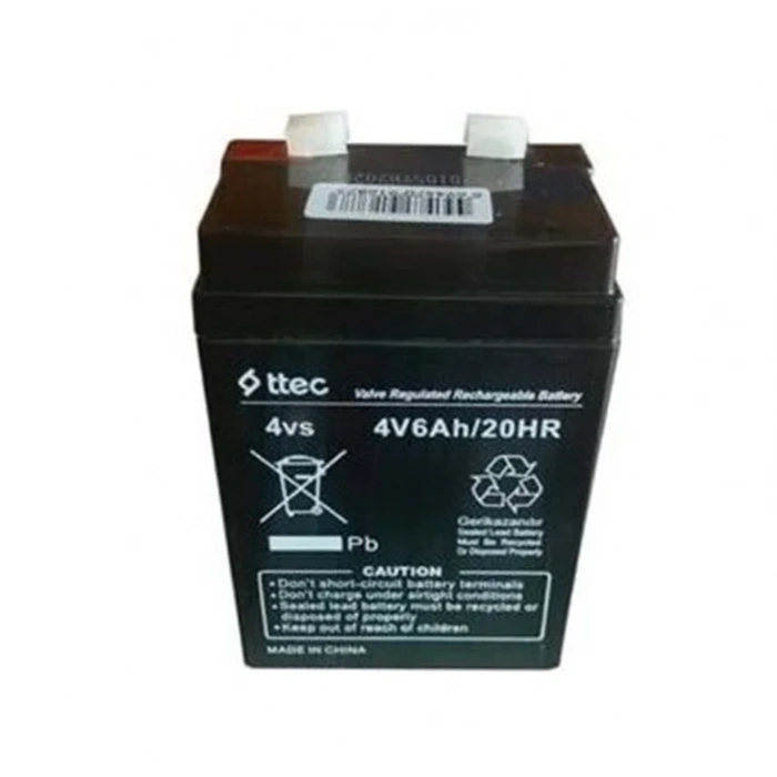 USLUCAN ALIŞVERİŞ TTEC 4V 6 AH Kuru Bakımsız Akü