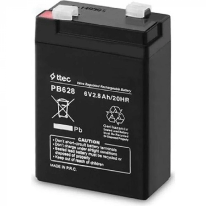 USLUCAN ALIŞVERİŞ TTEC 6V 2.8 AH Kuru Bakımsız Akü