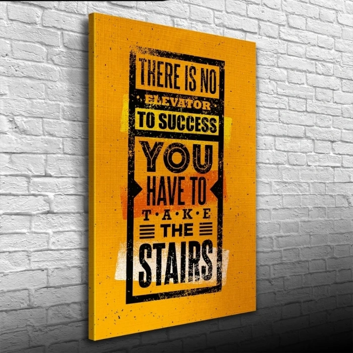 USLUCAN ALIŞVERİŞ Turuncu Tonlar Afiş Kanvas Tablo 50 x 70