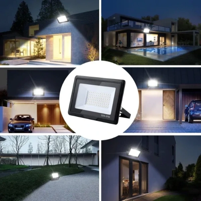 USLUCAN ALIŞVERİŞ Ultra Slim Projektör Dış Mekan LED Işık