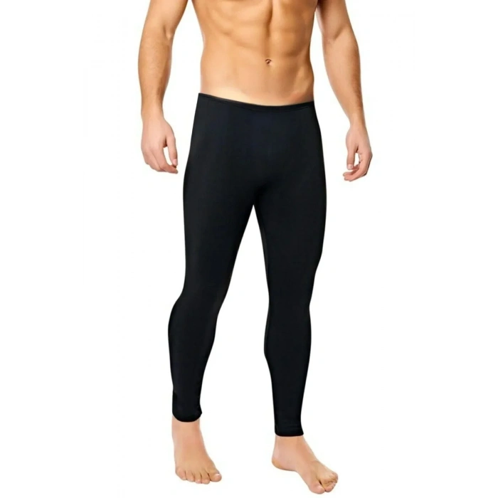 USLUCAN ALIŞVERİŞ Unisex Şardonlu Termal İçlik Tayt Siyah