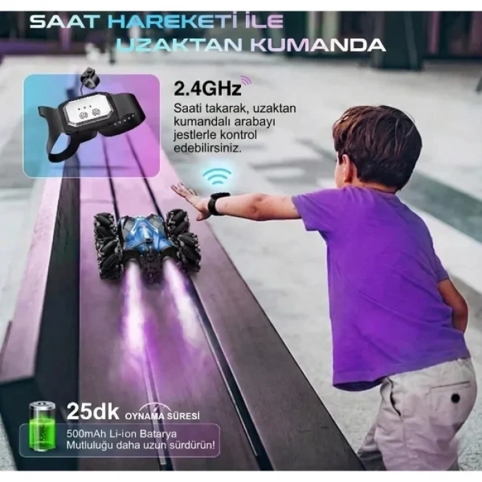 USLUCAN ALIŞVERİŞ Uzaktan Kumandalı Akrobat Araba