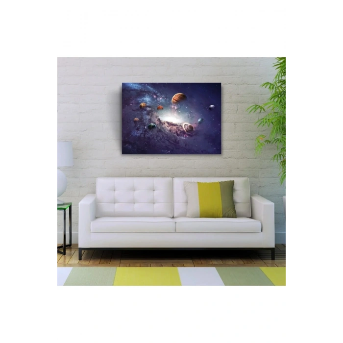 USLUCAN ALIŞVERİŞ Uzay Canvas Tablo (50x70)
