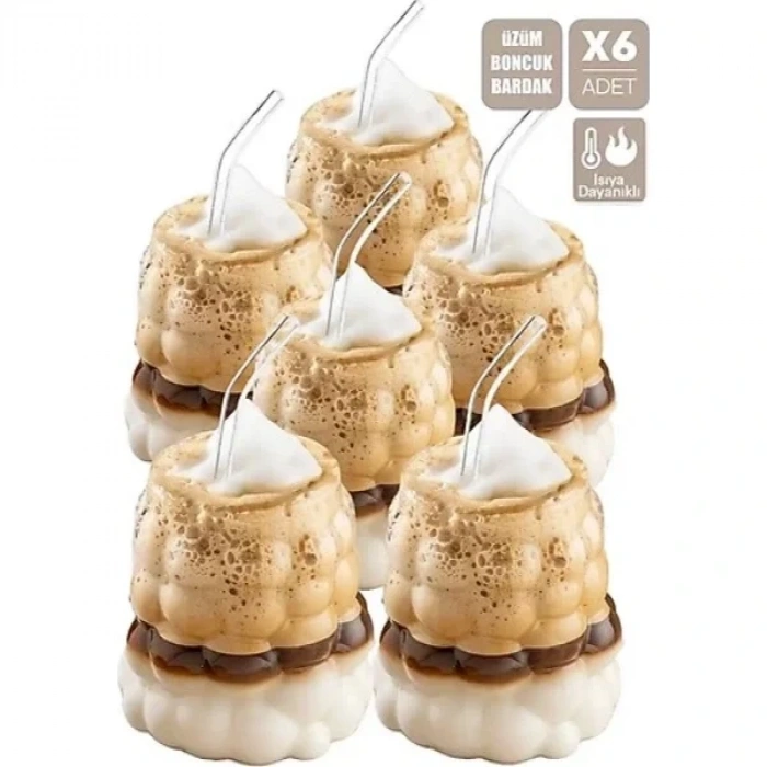 USLUCAN ALIŞVERİŞ Üzüm Bardak Seti (60 ML) - 6 ADET