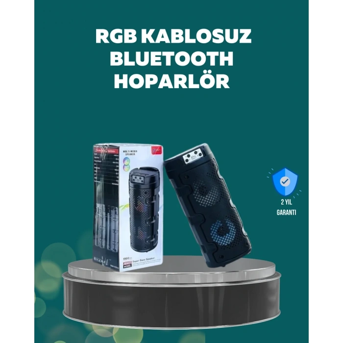 USLUCAN ALIŞVERİŞ Uzun Pil Ömrü Sunan Kablosuz Bluetooth Hoparlör