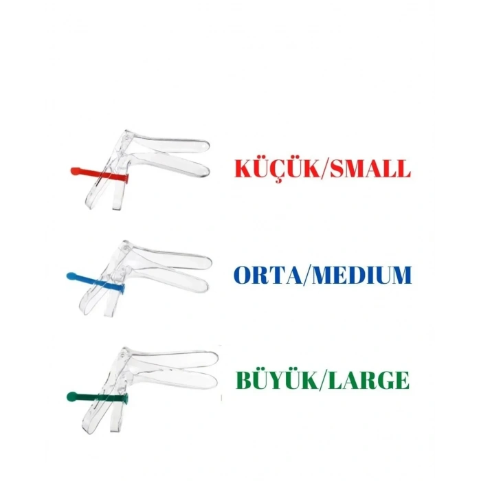 USLUCAN ALIŞVERİŞ Vaginal Speculum S/M/L - Vajinal Spekülüm 3lü Paket