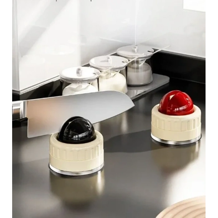 USLUCAN ALIŞVERİŞ Vantuzlu Bıçak Bileme  Aparatı