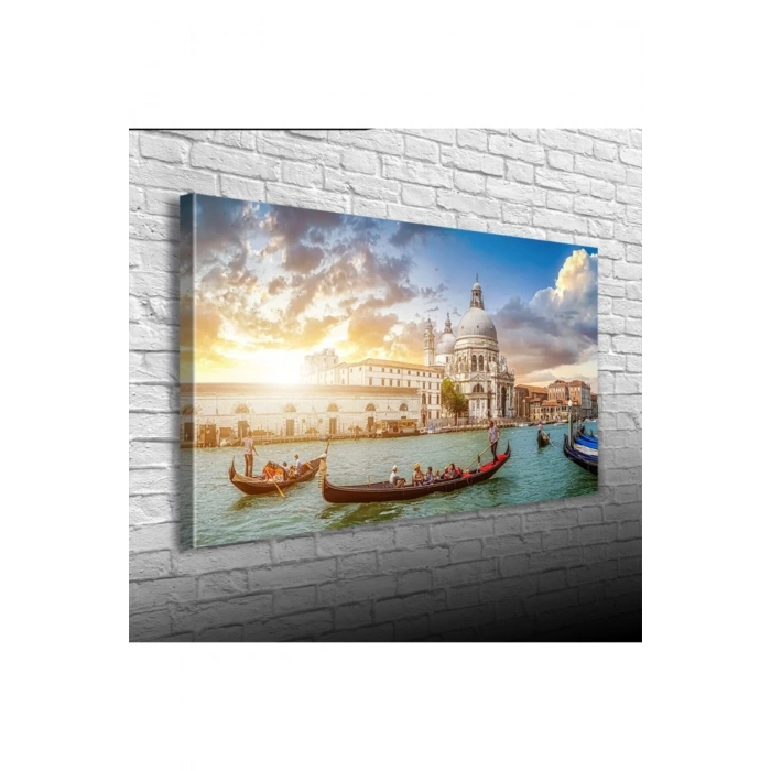 USLUCAN ALIŞVERİŞ Venedik Canvas Tablo (60x120)