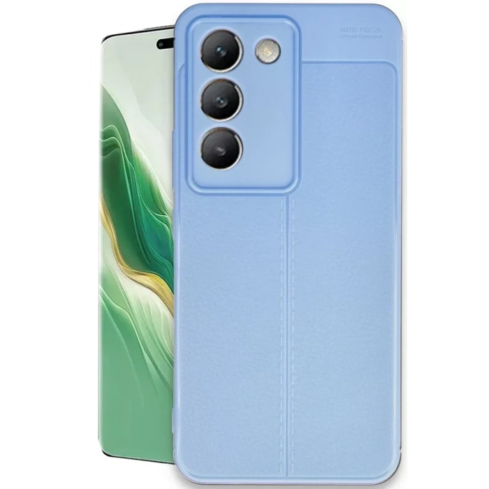 USLUCAN ALIŞVERİŞ Vivo V30 Lite 4G Kılıf Auto Focus Kapak - Mavi