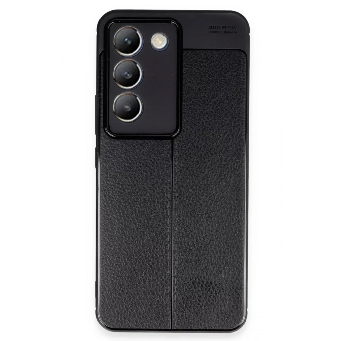 USLUCAN ALIŞVERİŞ Vivo V30 Lite 4G Kılıf Auto Focus Kapak - Siyah