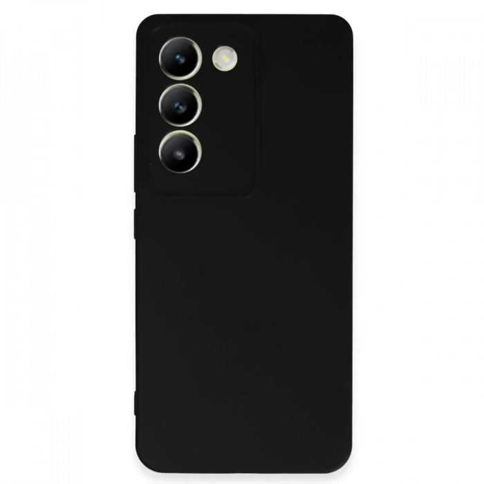USLUCAN ALIŞVERİŞ Vivo V30 Lite 4G Kılıf First Silikon - Siyah