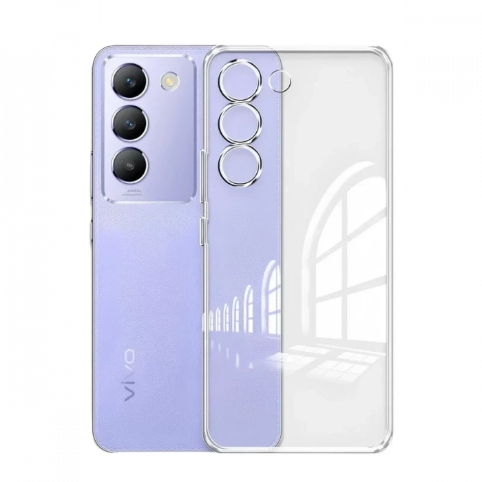 USLUCAN ALIŞVERİŞ Vivo V30 Lite 4G Kılıf Lüx Şeffaf Silikon