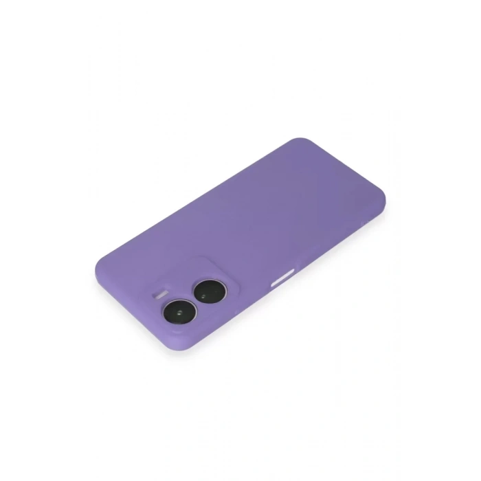 USLUCAN ALIŞVERİŞ Vivo Y16 Kılıf First Silikon - Lila