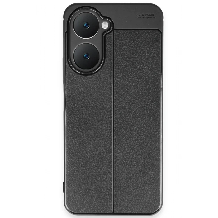 USLUCAN ALIŞVERİŞ Vivo Y18 Kılıf Auto Focus Kapak - Siyah