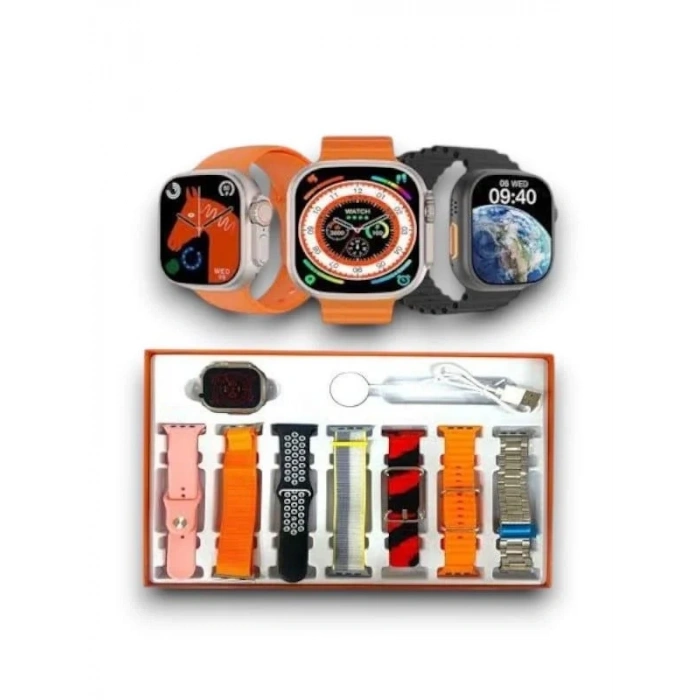 USLUCAN ALIŞVERİŞ Watch 8 Ultra 7 Kordonlu Akıllı Saat