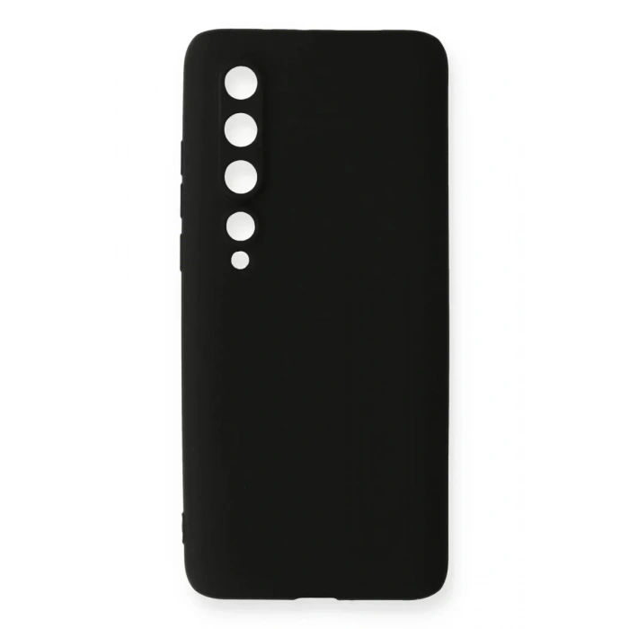 USLUCAN ALIŞVERİŞ Xiaomi Mi 10 Kılıf First Silikon - Siyah