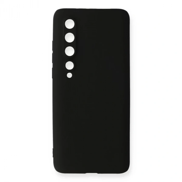 USLUCAN ALIŞVERİŞ Xiaomi Mi 10 Kılıf First Silikon - Siyah