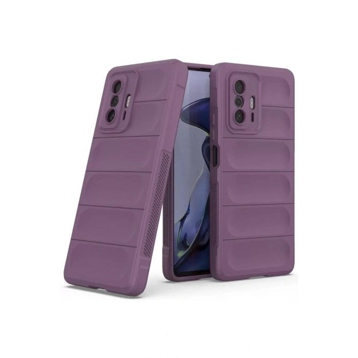 USLUCAN ALIŞVERİŞ Xiaomi Mi 11T Kılıf Optimum Silikon - Mor