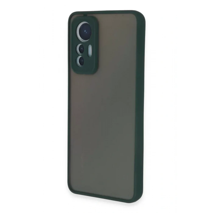 USLUCAN ALIŞVERİŞ Xiaomi Mi 12 Lite Kılıf Montreal Silikon Kapak - Yeşil