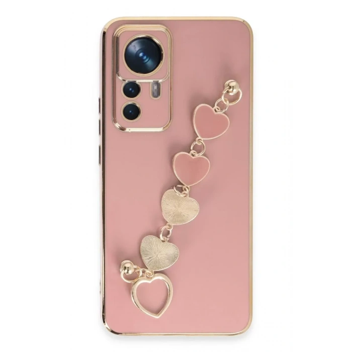 USLUCAN ALIŞVERİŞ Xiaomi Mi 12T Pro Kılıf Esila Silikon - Pudra