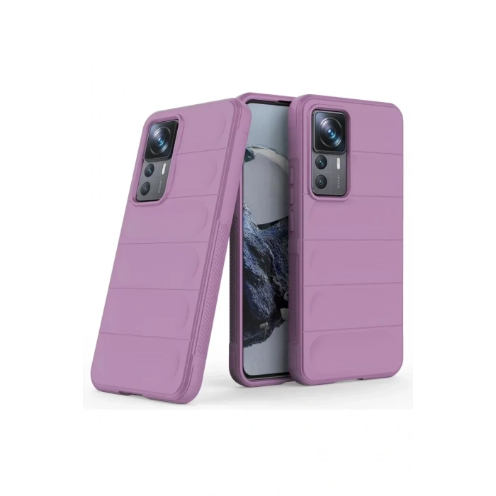 USLUCAN ALIŞVERİŞ Xiaomi Mi 12T Pro Kılıf Optimum Silikon - Mor