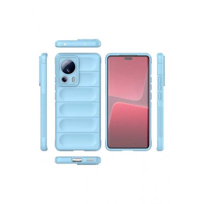 USLUCAN ALIŞVERİŞ Xiaomi Mi 13 Lite Kılıf Optimum Silikon - Sky Blue