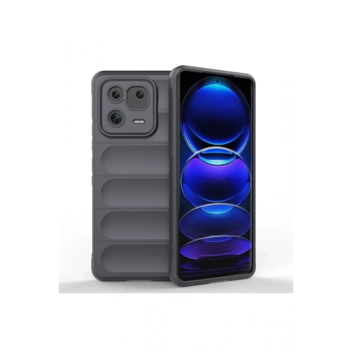 USLUCAN ALIŞVERİŞ Xiaomi Mi 13 Pro Kılıf Optimum Silikon - Siyah
