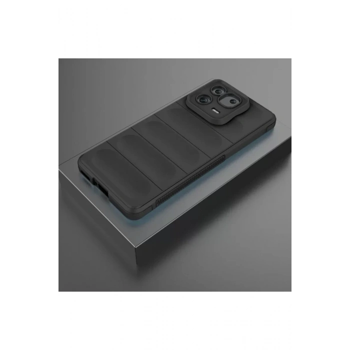 USLUCAN ALIŞVERİŞ Xiaomi Mi 13 Pro Kılıf Optimum Silikon - Siyah