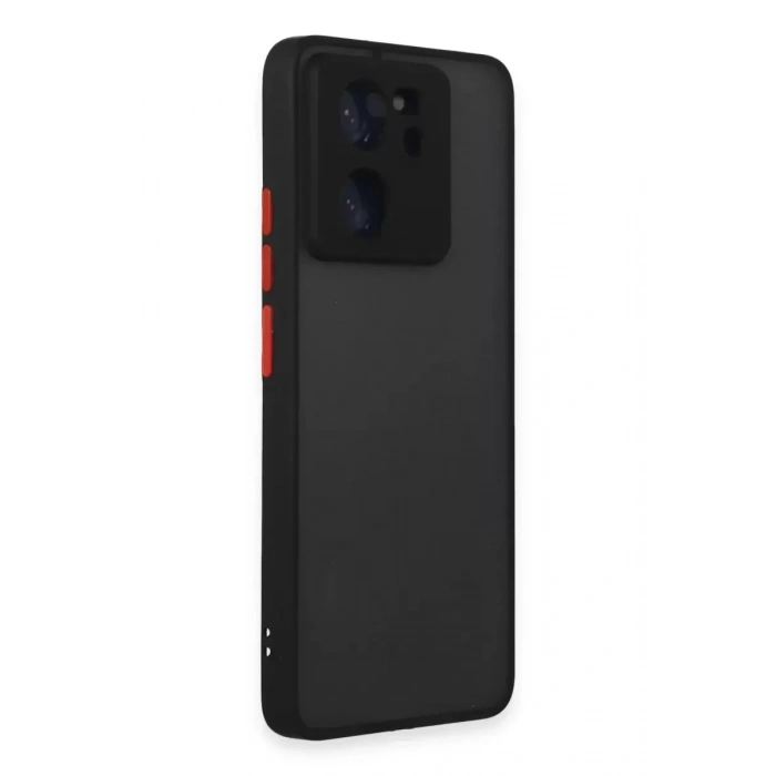 USLUCAN ALIŞVERİŞ Xiaomi Mi 13T Pro Kılıf Montreal Silikon Kapak - Siyah