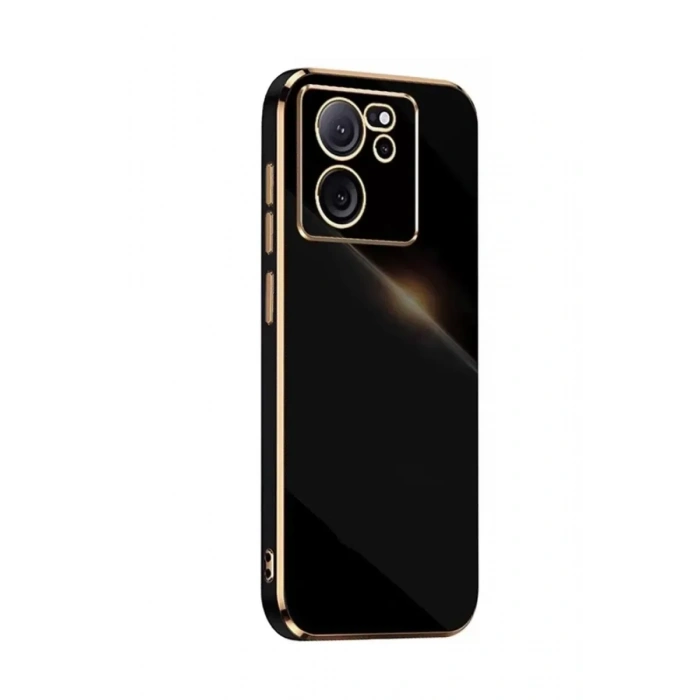 USLUCAN ALIŞVERİŞ Xiaomi Mi 13T Pro Kılıf Volet Silikon - Siyah