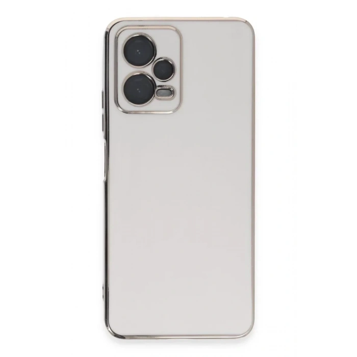 USLUCAN ALIŞVERİŞ Xiaomi Poco X5 5G Kılıf Volet Silikon - Beyaz