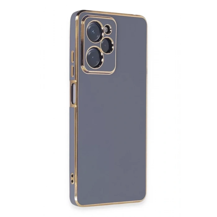 USLUCAN ALIŞVERİŞ Xiaomi Poco X5 Pro 5G Kılıf Volet Silikon - Mavi