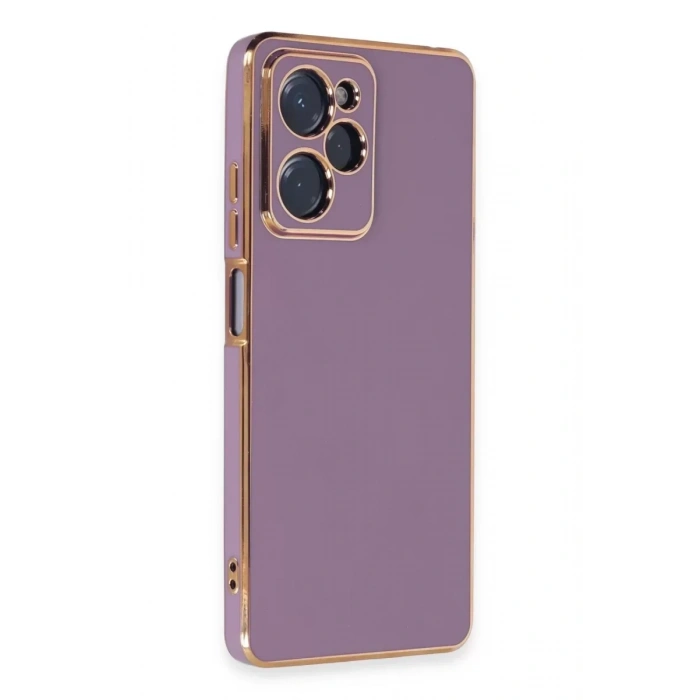 USLUCAN ALIŞVERİŞ Xiaomi Poco X5 Pro 5G Kılıf Volet Silikon - Mor