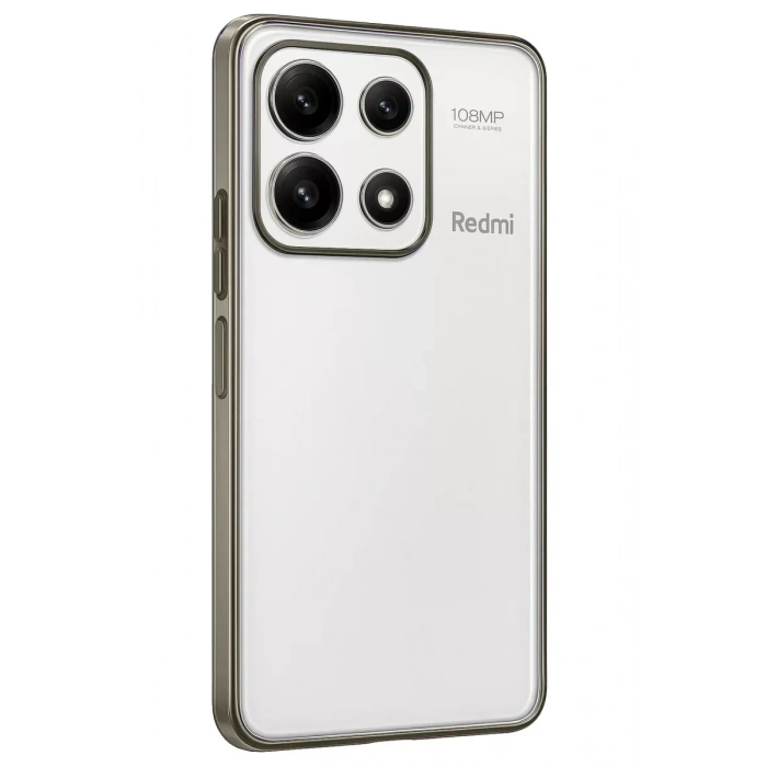 USLUCAN ALIŞVERİŞ Xiaomi Poco X6 Pro Kılıf Lensli Silikon - Gold