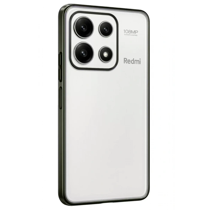 USLUCAN ALIŞVERİŞ Xiaomi Poco X6 Pro Kılıf Lensli Silikon - Yeşil