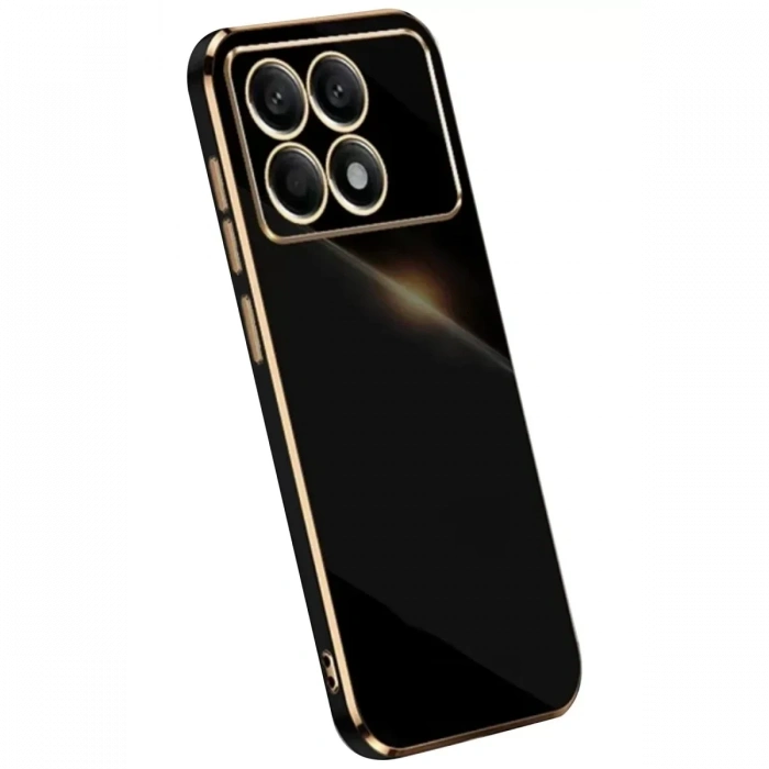 USLUCAN ALIŞVERİŞ Xiaomi Poco X6 Pro Kılıf Volet Silikon - Siyah