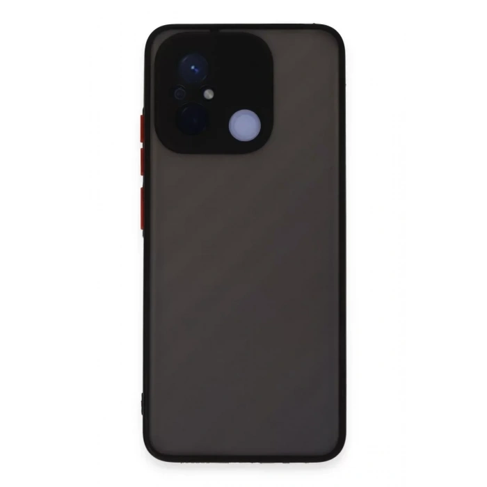 USLUCAN ALIŞVERİŞ Xiaomi Redmi 12C Kılıf Montreal Silikon Kapak - Siyah