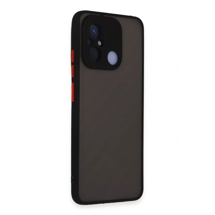 USLUCAN ALIŞVERİŞ Xiaomi Redmi 12C Kılıf Montreal Silikon Kapak - Siyah