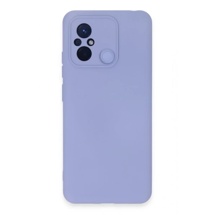 USLUCAN ALIŞVERİŞ Xiaomi Redmi 12C Kılıf Nano içi Kadife Silikon - Lila