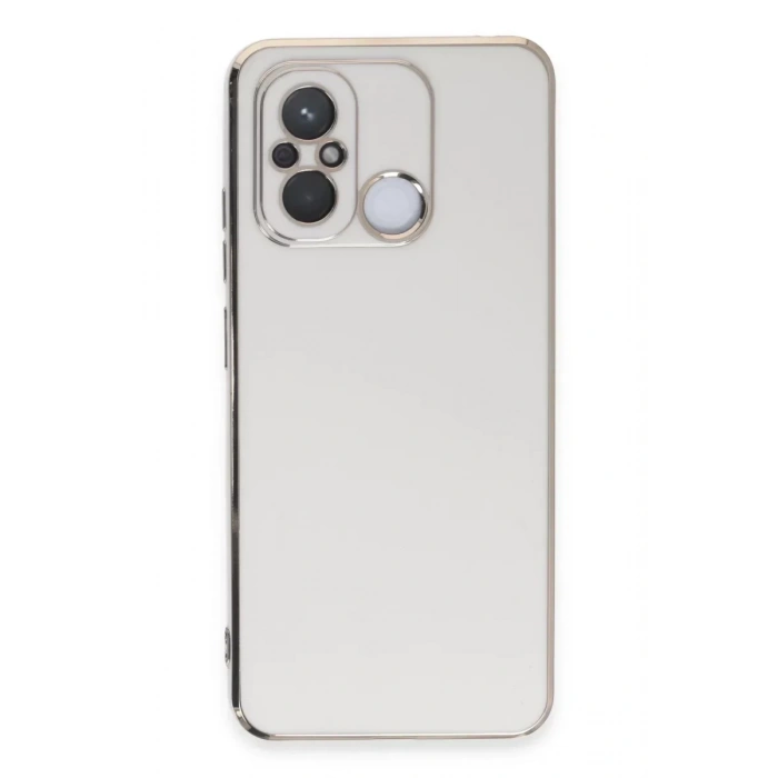 USLUCAN ALIŞVERİŞ Xiaomi Redmi 12C Kılıf Volet Silikon - Beyaz