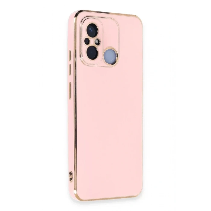 USLUCAN ALIŞVERİŞ Xiaomi Redmi 12C Kılıf Volet Silikon - Pembe