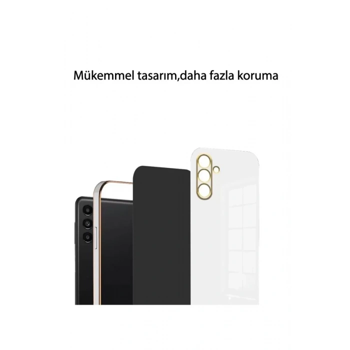 USLUCAN ALIŞVERİŞ Xiaomi Redmi 13C Kılıf Volet Silikon - Siyah