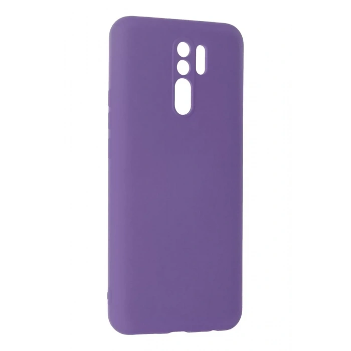 USLUCAN ALIŞVERİŞ Xiaomi Redmi 9 Kılıf Nano içi Kadife Silikon - Mor