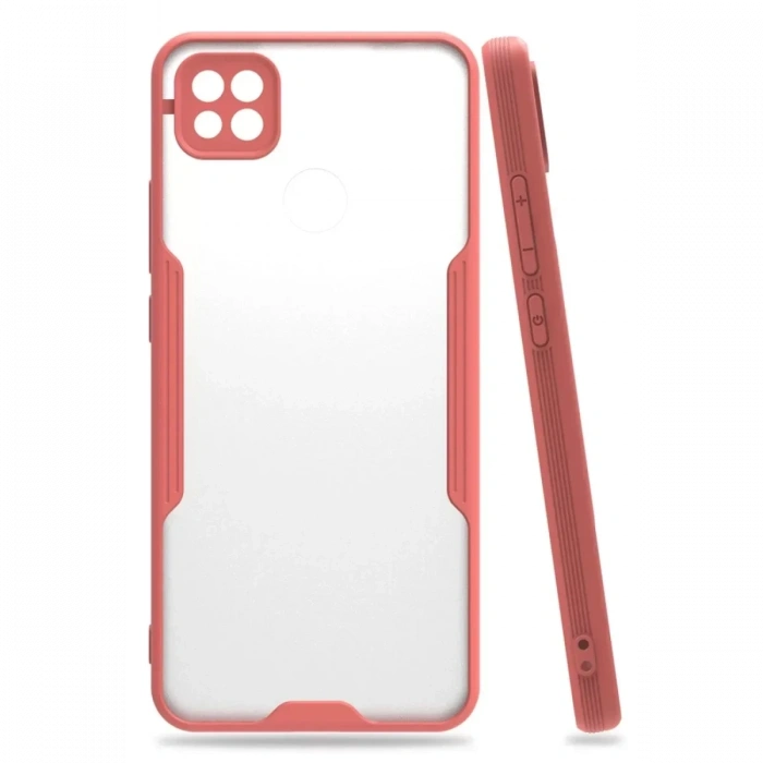 USLUCAN ALIŞVERİŞ Xiaomi Redmi 9C Kılıf Platin Silikon - Pembe